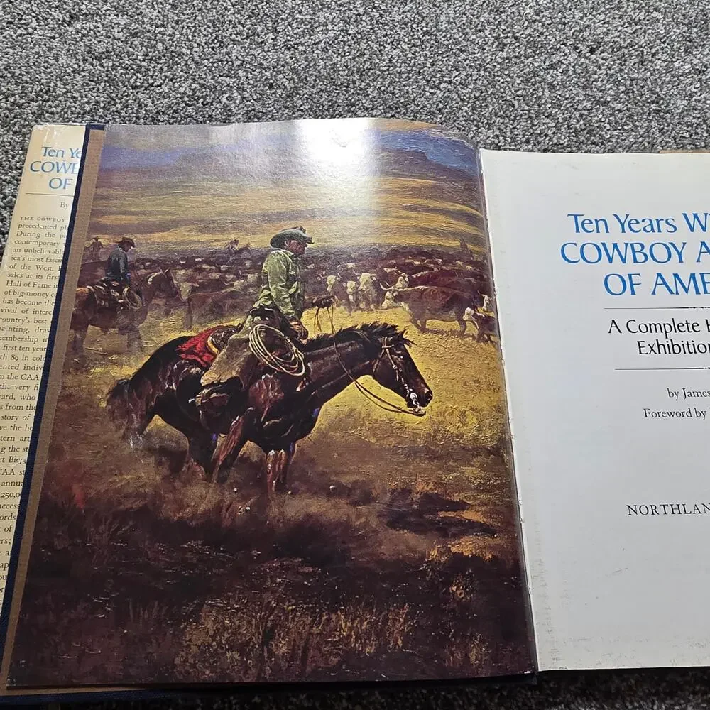 1976 Vintage Cowboy Artists Of America Howard 1st Edition